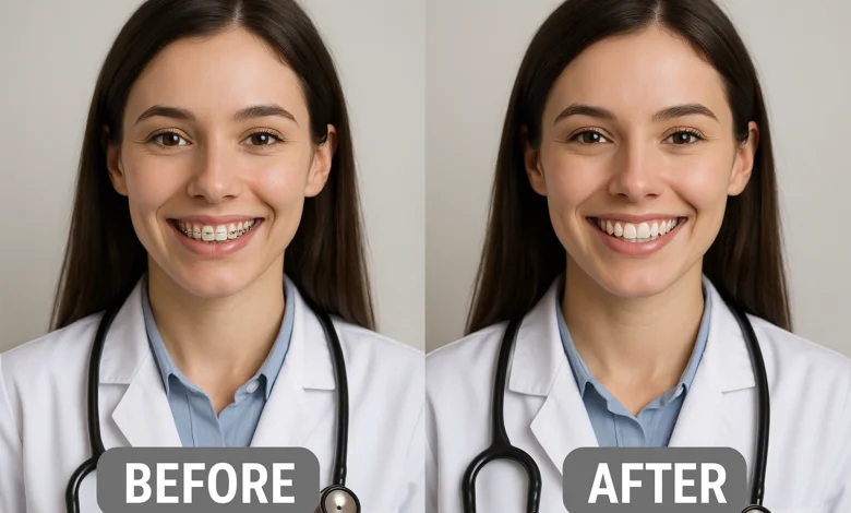 Before and After Braces