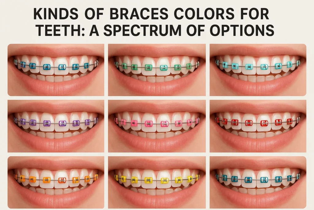 Best Teeth Braces Colors: A variety of colors for braces