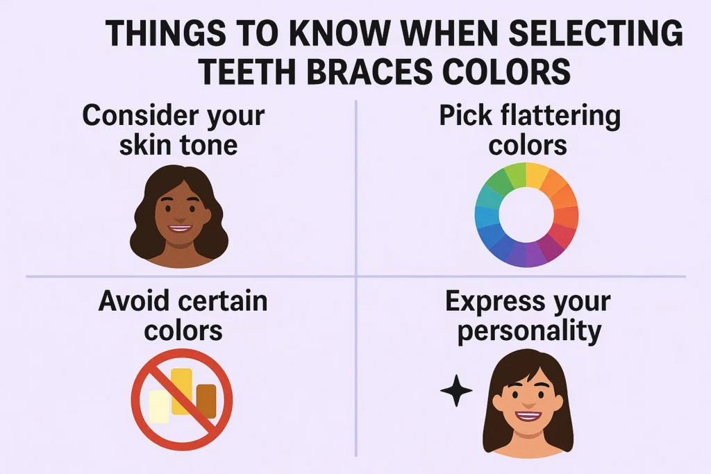 Best Teeth Braces Colors: Tips for choosing the right braces color