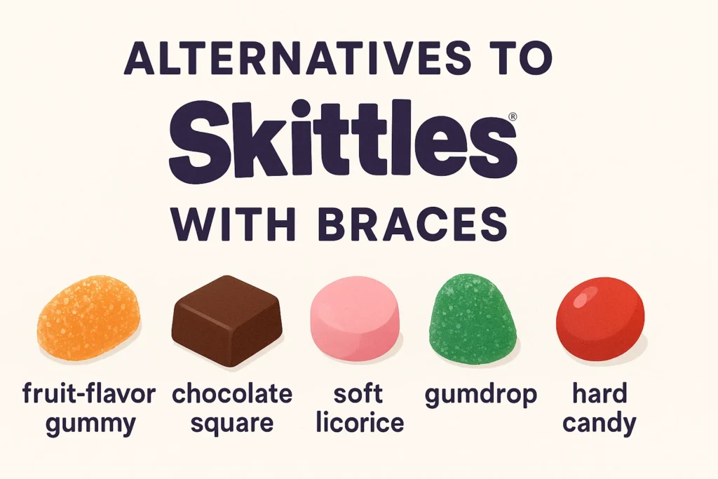 Can I Eat Skittles with Braces: Discover tasty alternatives to Skittles that are safe for braces wearers.