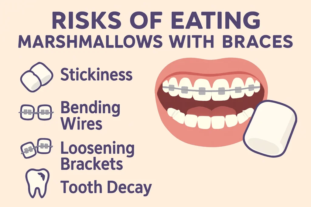 Can you eat marshmallows with braces? Understanding the risks and how to avoid damage