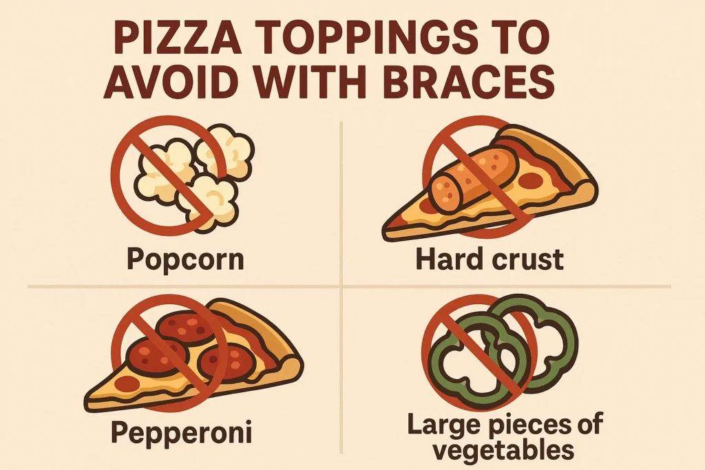 Can you eat pizza with braces? Learn which pizza toppings to avoid for better braces care