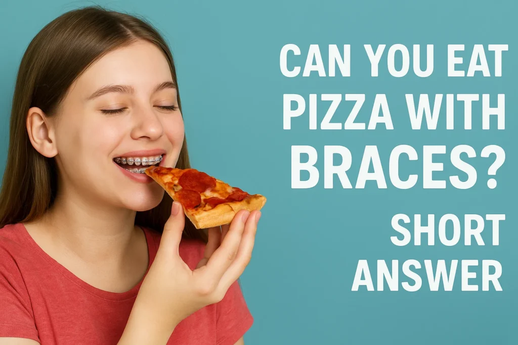 Can you eat pizza with braces? Find out if it's safe and how to do it properly