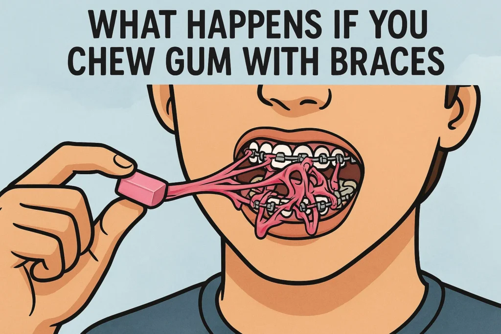 Can You Have Chewing Gum with Braces? What to Expect