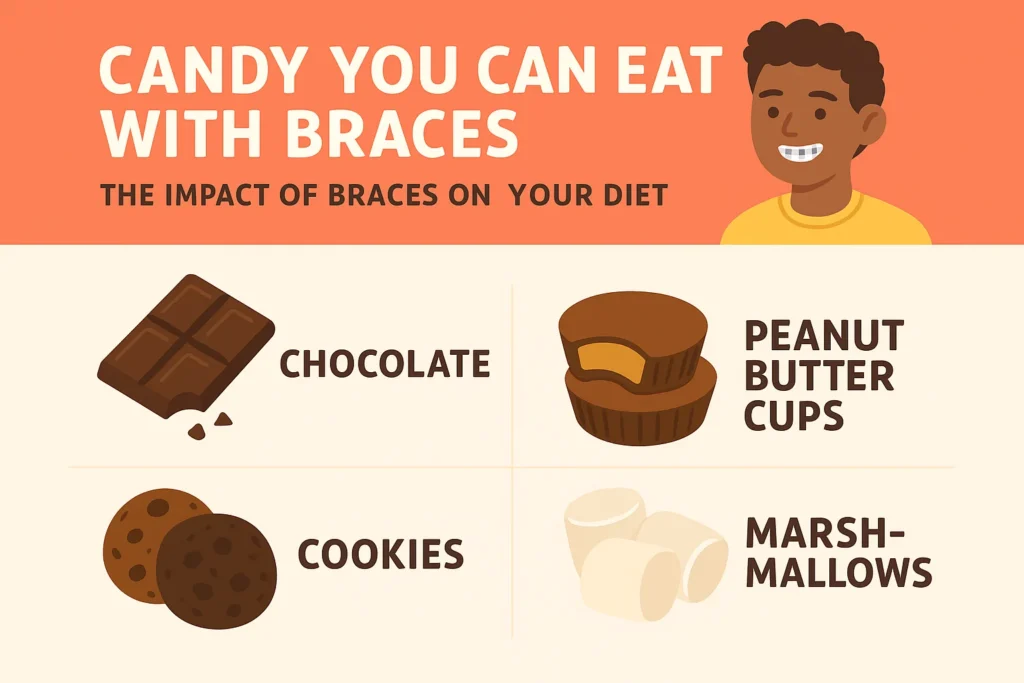 Safe candies for braces wearers: What you can enjoy without damaging your braces