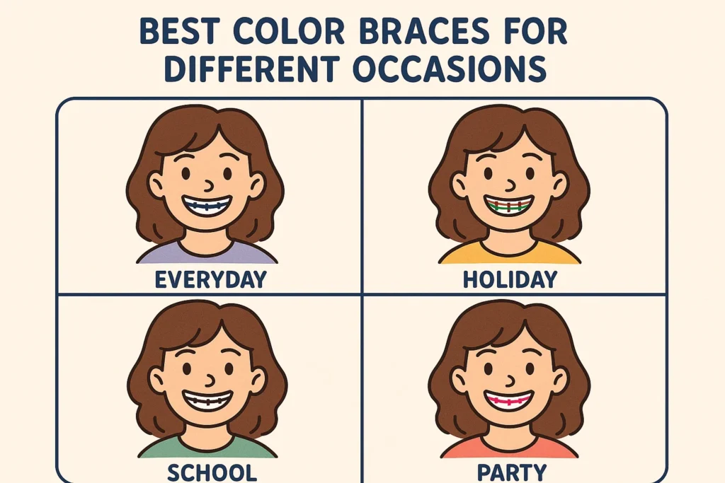 Color Braces Colors – Discover the best color braces for different occasions to match your style and mood