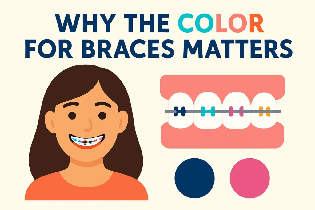 Color for Braces – Understanding why the color you choose for your braces matters for both aesthetics and personal expression.