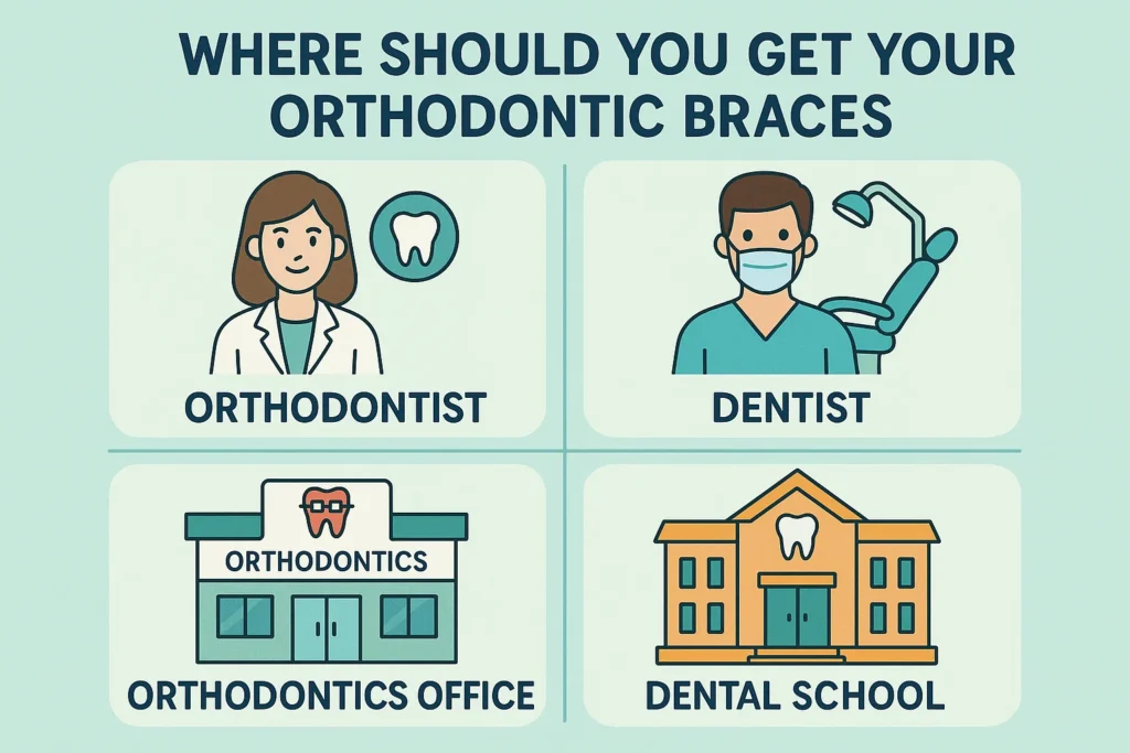 Cost Orthodontic Braces: Choosing where to get your orthodontic braces