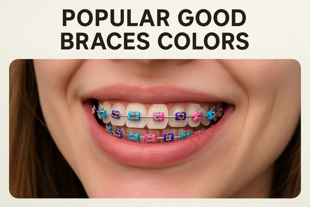 Good Braces Color – Explore the most popular color options for braces to help you choose the best one for your style.