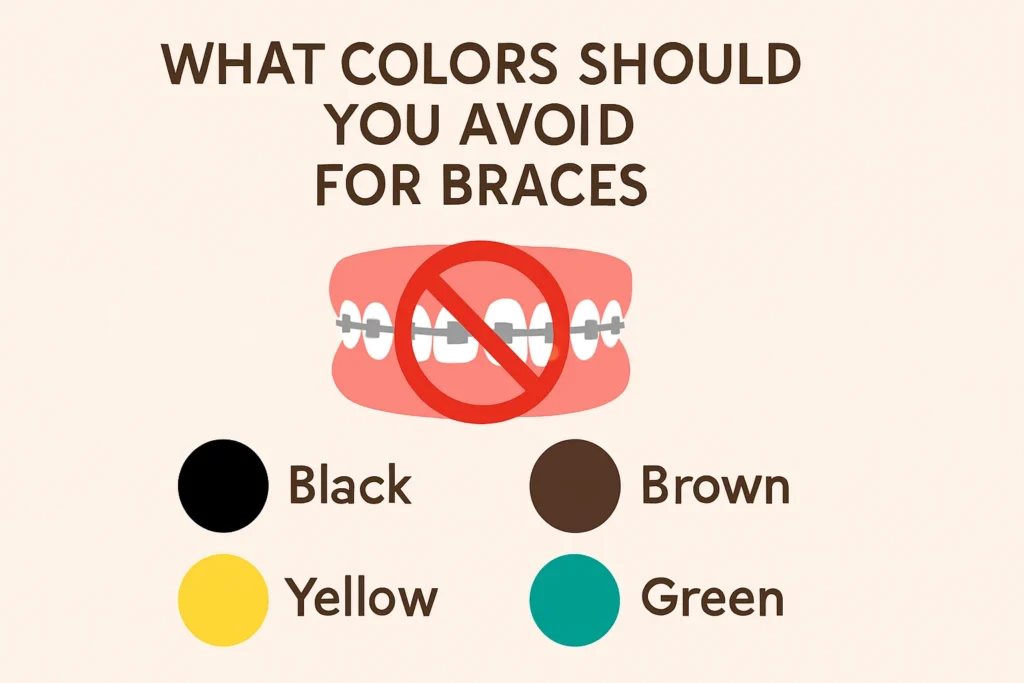 Good Braces Color – Learn which colors to avoid when choosing braces to ensure the best aesthetic and long-term results.