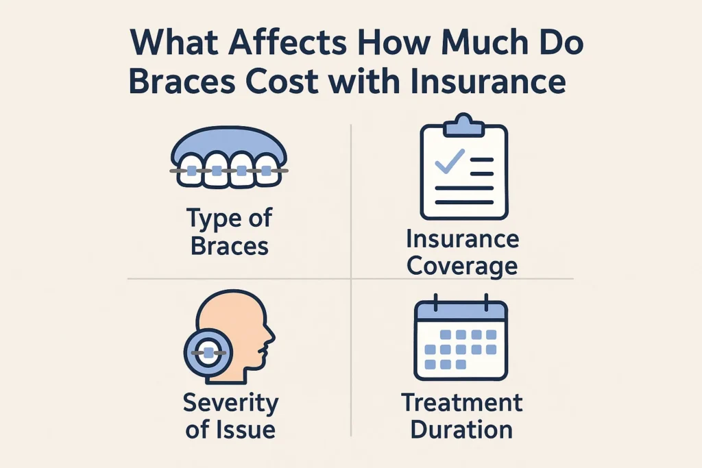 How Much Do Braces Cost With Insurance: Factors that affect braces cost with insurance coverage