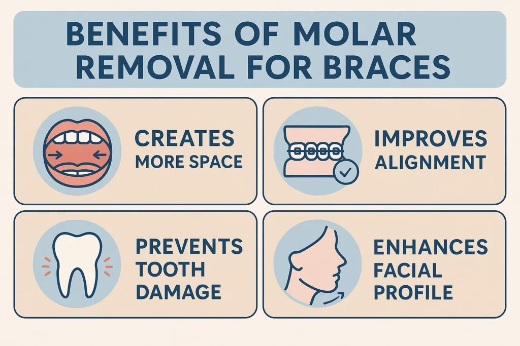 Molar Removal for Braces – Discover the benefits of molar removal in achieving better results with braces.