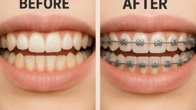 Orthodontic Braces Before and After