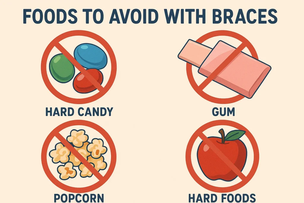 Foods to avoid with braces: Protect your braces and oral health