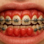 Swollen Gums with Braces