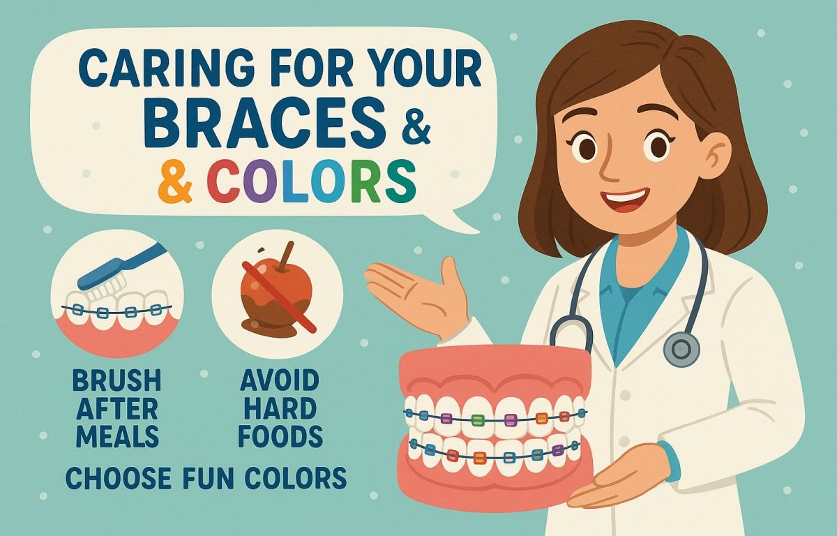 Best Teeth Braces Colors: Caring for your braces and maintaining color