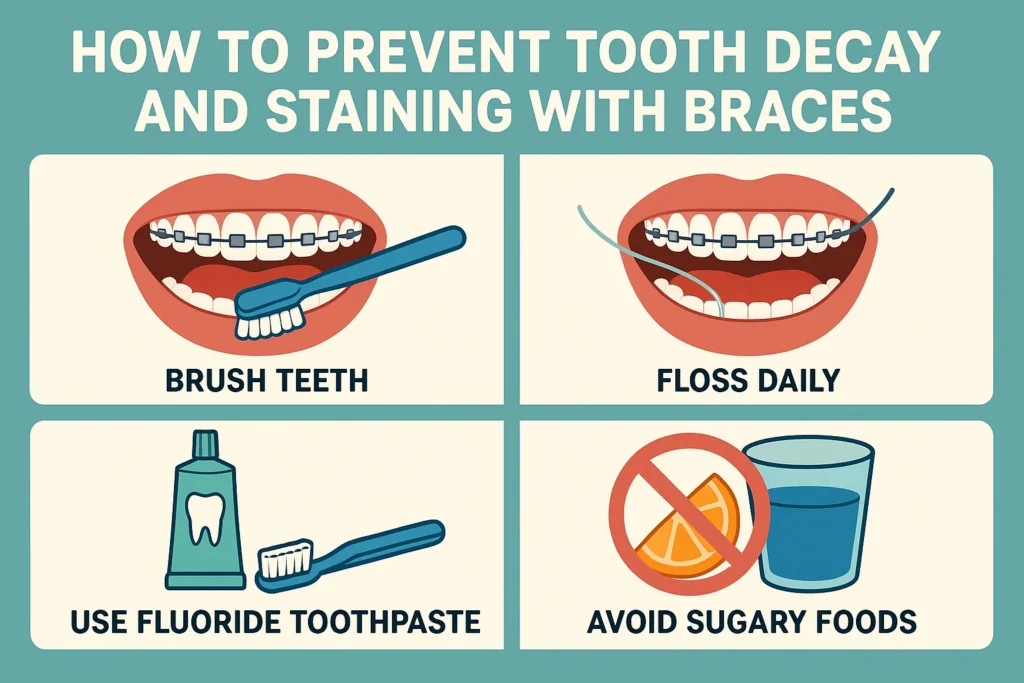 Toothpaste for Braces: Preventing tooth decay and staining with braces