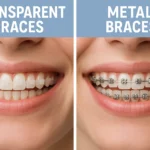 Transparent Braces vs Metal