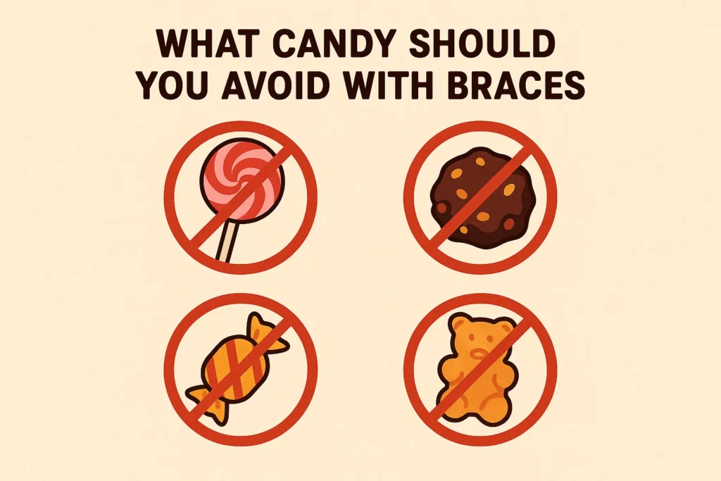 What Candy Can You Eat with Braces: Learn which candies you should avoid while wearing braces to protect your dental treatment.