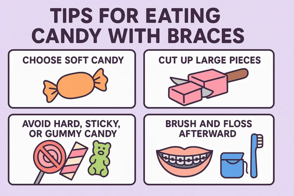 What Candy Can You Eat with Braces: Discover tips and tricks for safely enjoying candy while wearing braces."