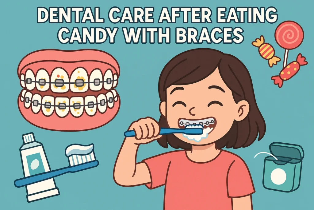 What Candy Can You Eat with Braces: Learn how to care for your teeth after eating candy with braces to prevent damage.