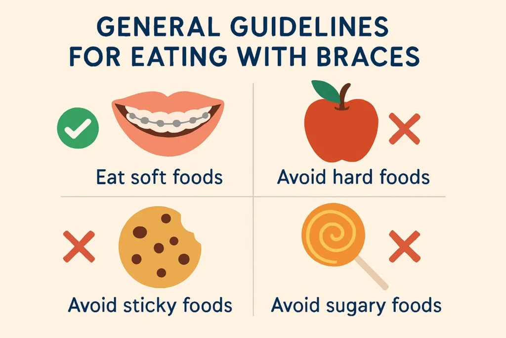 What to Eat with Braces the First Week: Eating guidelines for the first week with braces