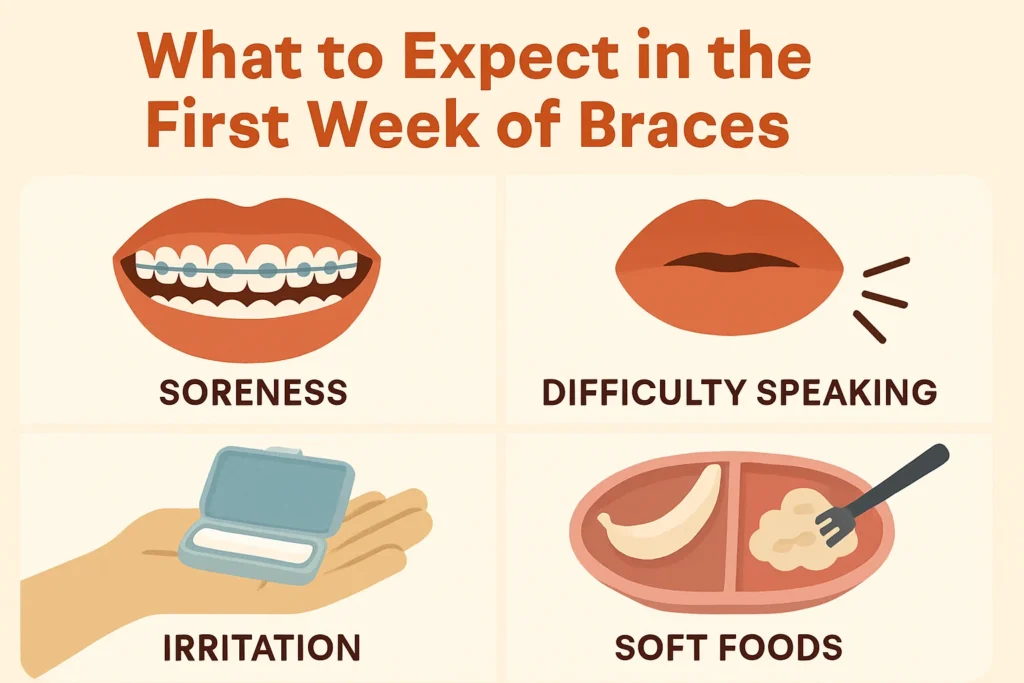 What to Eat with Braces the First Week: Expectations for the first week with braces