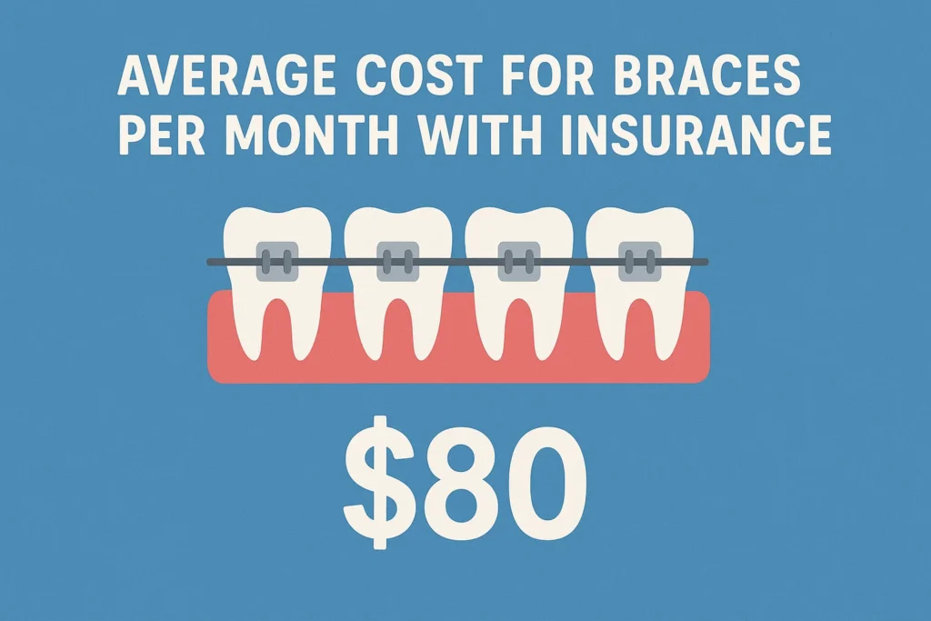 Average Cost for Braces Per Month with Insurance – How insurance can reduce the cost of braces over time