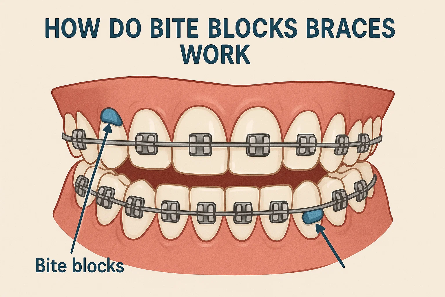 Bite Blocks Braces for Correcting Bite Misalignment