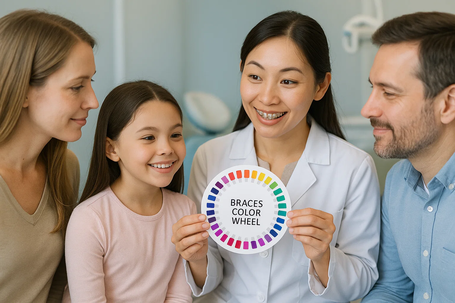 Braces Color Wheel – Learn how different colors on the braces color wheel can impact the appearance of your teeth and braces.