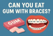 can you eat gum with braces