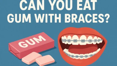 can you eat gum with braces
