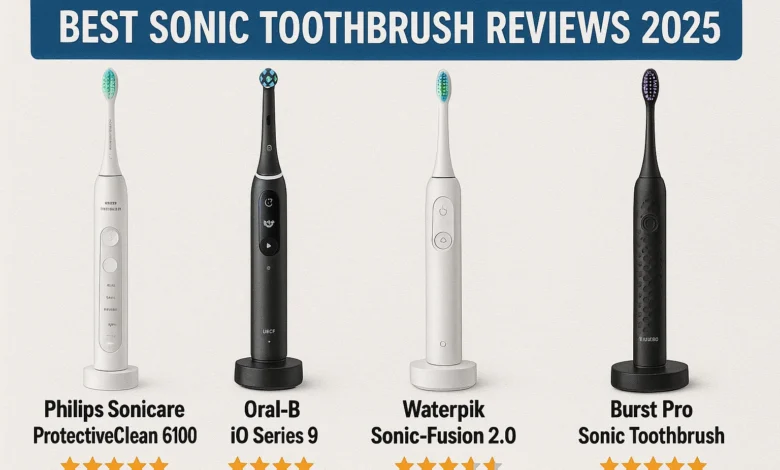 Comprehensive reviews of the best sonic toothbrushes in 2025 for optimal dental care.