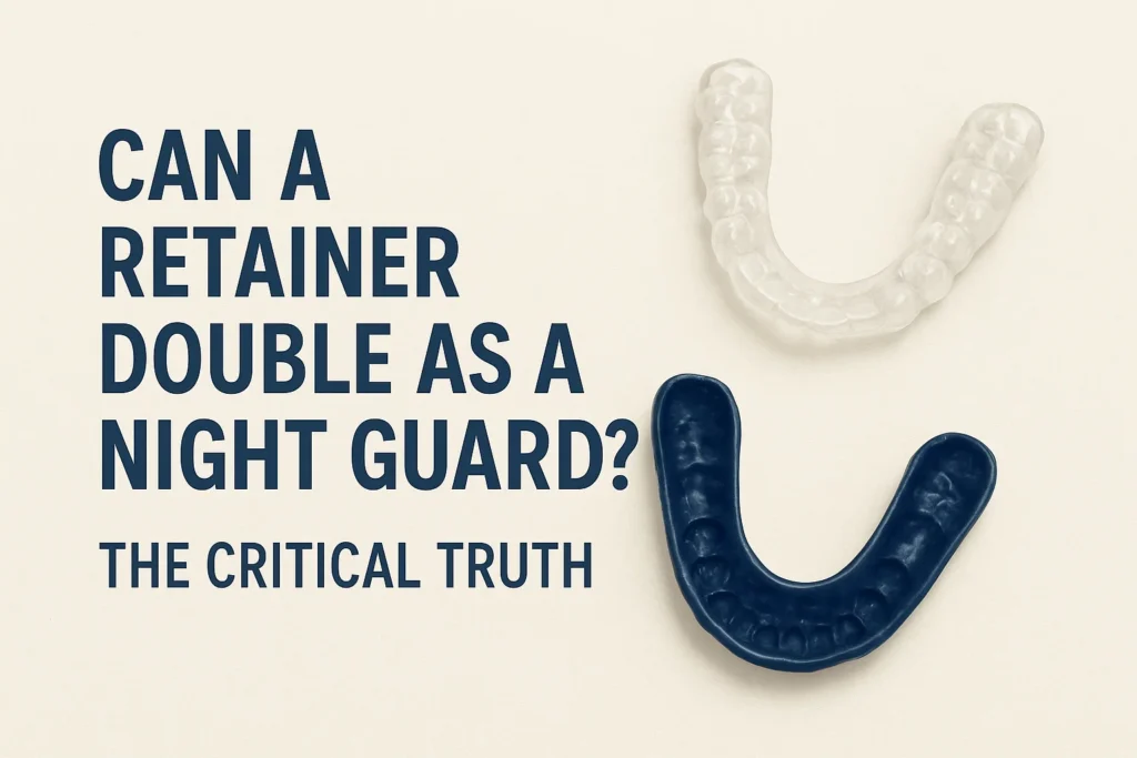 Retainers vs night guards: Can a retainer double as a night guard for dental protection?