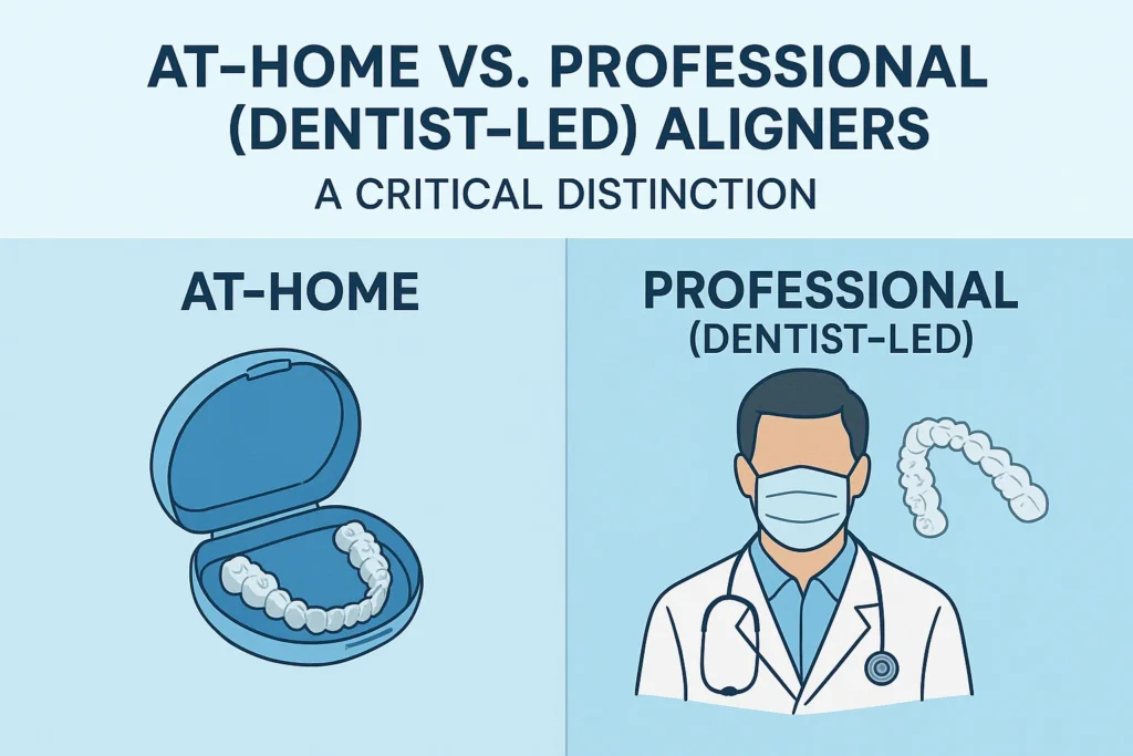 Clear aligners best brands USA - top at-home and professional aligner brands for effective teeth straightening.