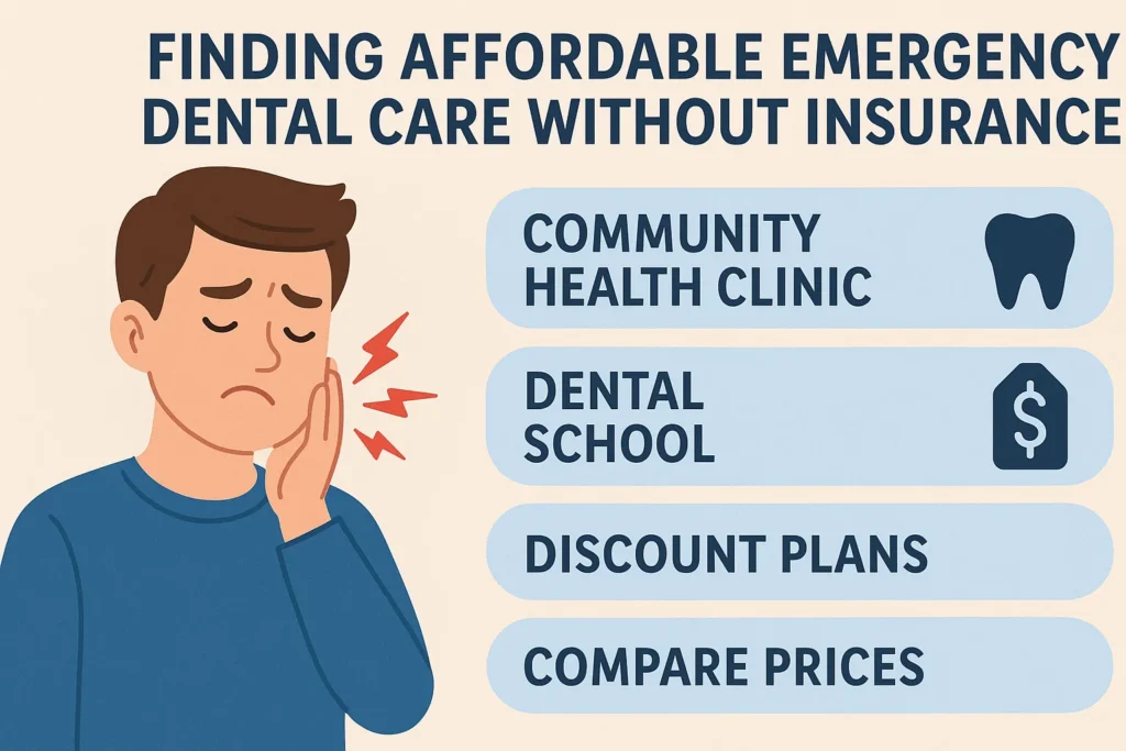 Emergency dentist no insurance: Discover affordable emergency dental care options for those without insurance coverage.