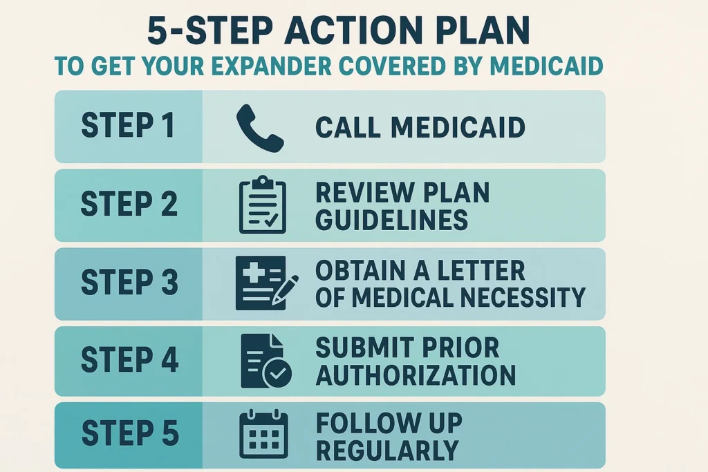 Expander Covered by Medicaid – 5-step action plan to get your orthodontic expander covered by Medicaid benefits.
