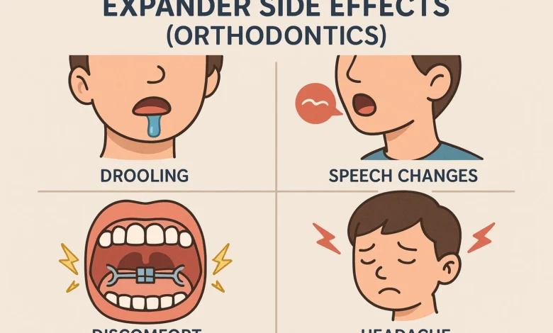 Expander side effects orthodontics: Understand the potential side effects of using an orthodontic expander for teeth alignment and jaw expansion.