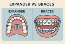 Expander vs Braces Difference – A comparison of orthodontic expanders and braces in terms of treatment, effectiveness, and purpose.