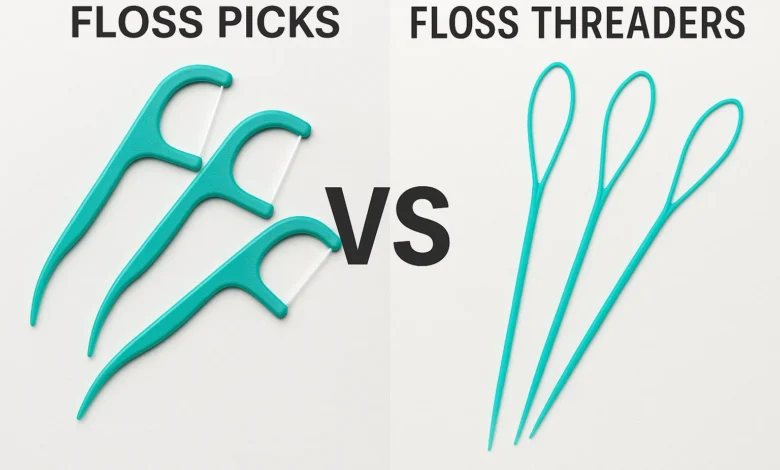 Floss Picks vs Floss Threaders highlights the key differences to help patients choose the best tool for oral hygiene.