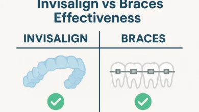 Invisalign vs Braces Effectiveness - compare the results and benefits of each treatment for teeth straightening.