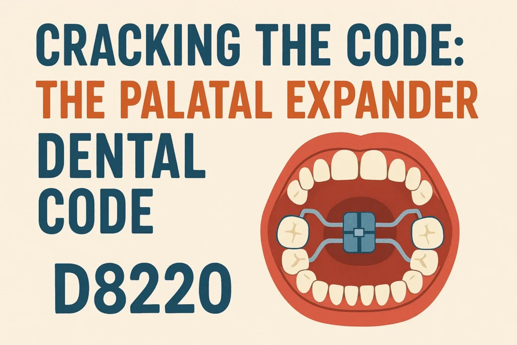 Palatal Expander Cost Insurance explained with details on the palatal expander dental code, pricing, and insurance coverage.