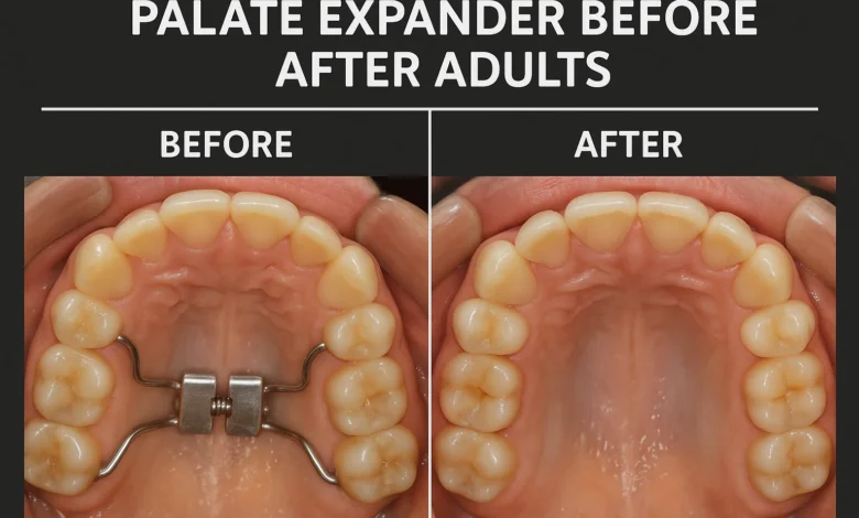 Palate Expander Before After Adults – See the transformative results of using a palate expander for adults, from before to after treatment.