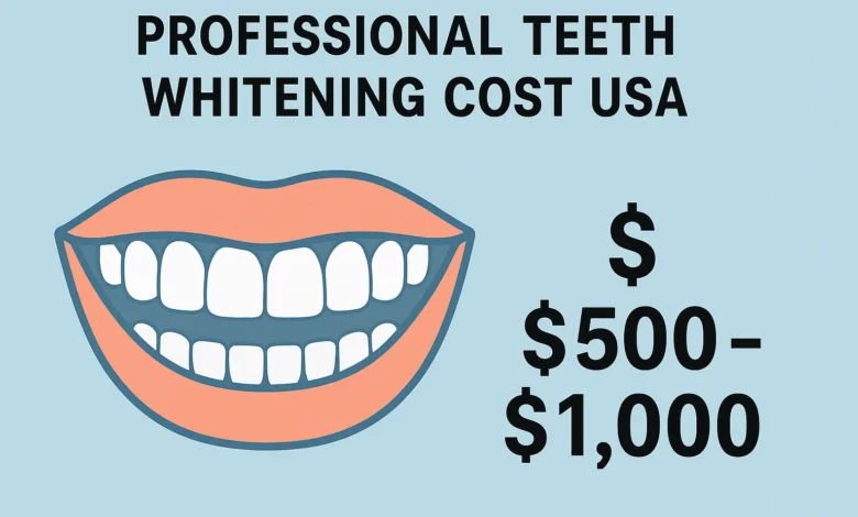 Professional teeth whitening cost USA: Explore the cost factors and pricing of professional teeth whitening services in the USA.