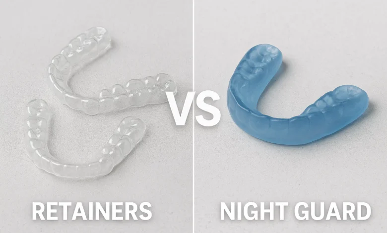 Comparison of retainers vs night guards: key differences and benefits explained