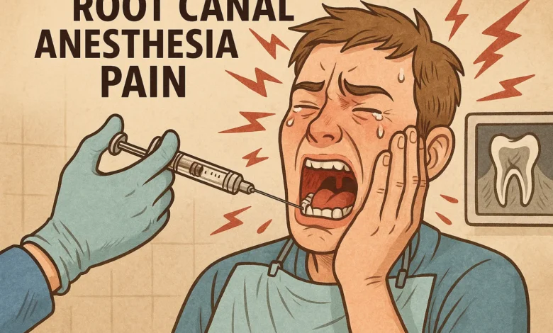 Root canal anesthesia pain: Understanding the discomfort and relief options during a root canal procedure