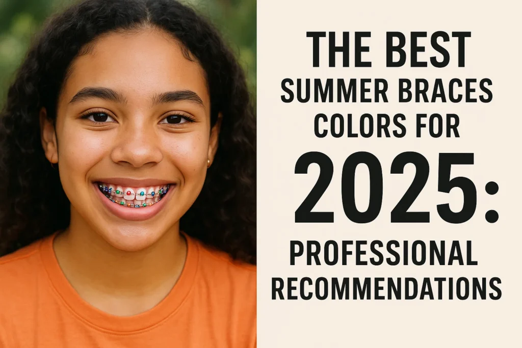 Summer Braces Colors give you stylish and vibrant options to make your smile stand out in every season