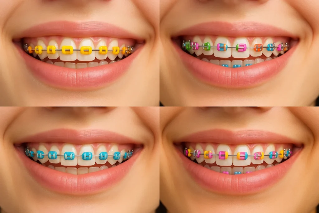 Summer Braces Colors add fun and creativity to your smile with bright seasonal shades