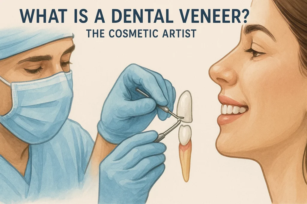 Veneers vs Crowns Difference – Exploring what dental veneers are and how they differ from crowns in cosmetic dentistry.