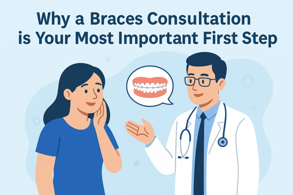 What To Expect in A Braces Consultation with your orthodontist step by step